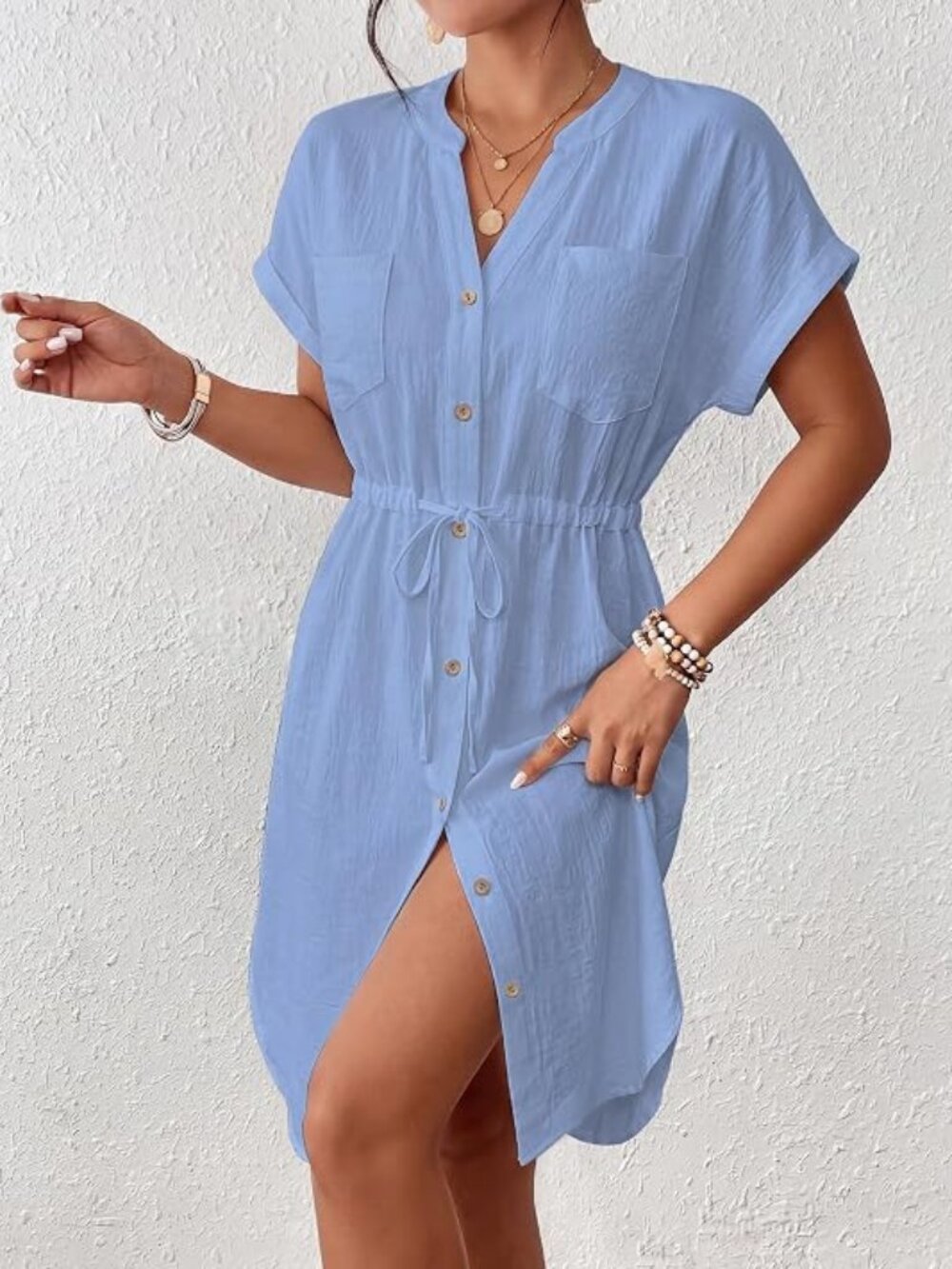 Women Swimsuit Coverup Shirt Dresses - NWT - M
